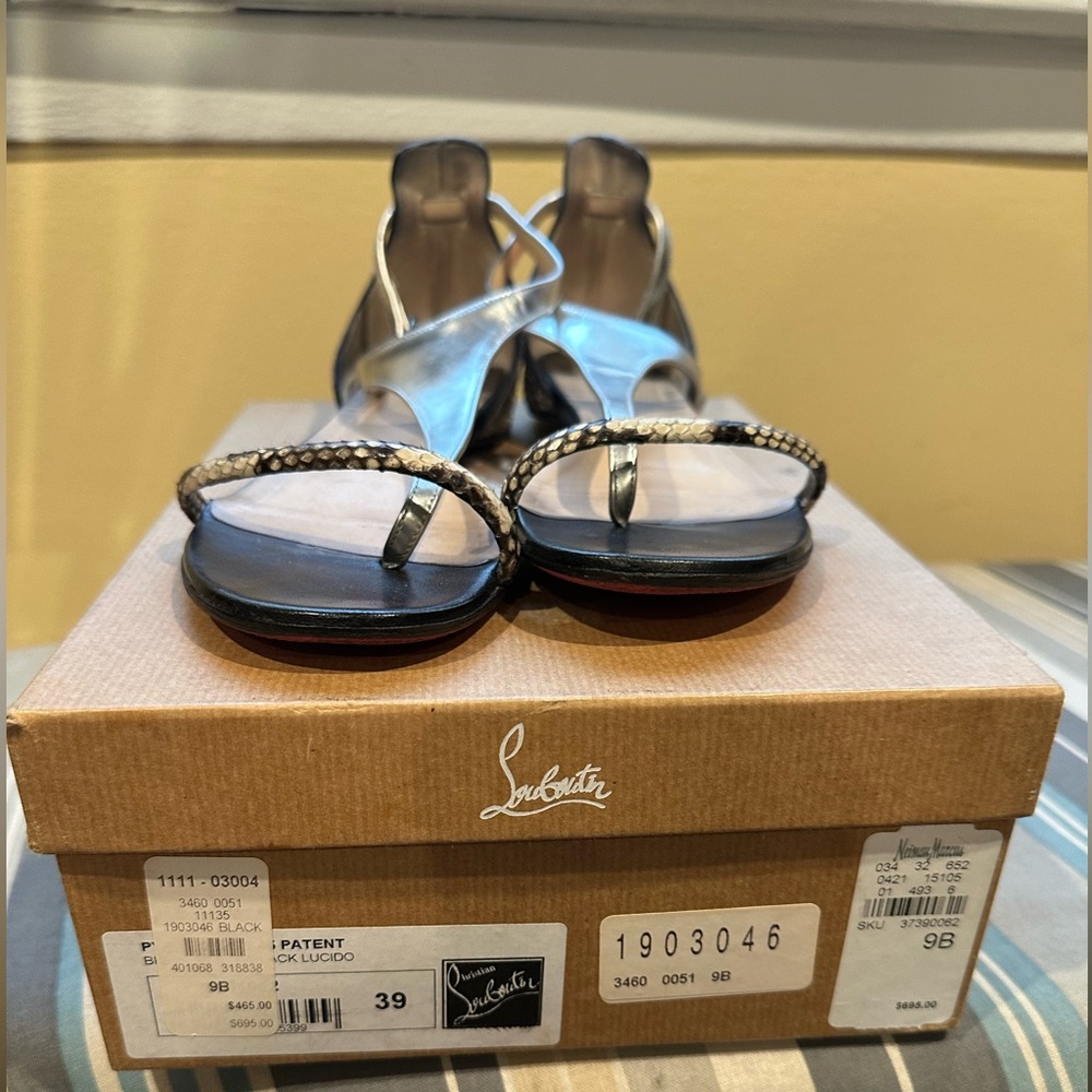 Christian Louboutin Silver Women's Sandals